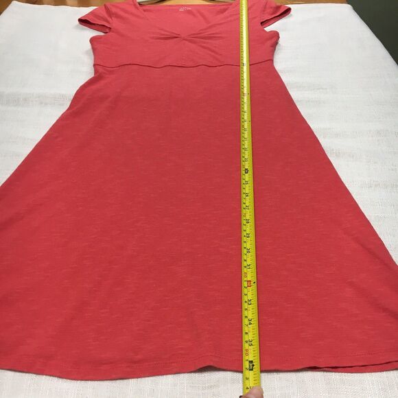 Toad & Co Rosemarie Dress Women S Coral Organic Cotton Scoop Neck Pockets Casual - Picture 11 of 12